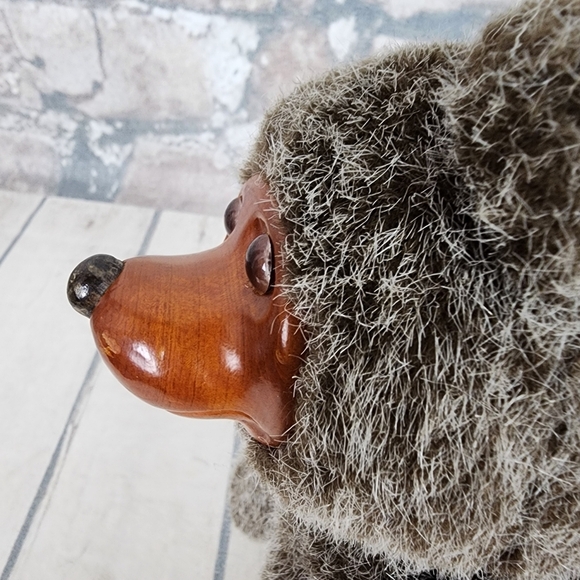 Vintage 1985 Applause Robert Raikes Christopher Bear Jointed Wooden Face 9"Tall - Picture 5 of 16